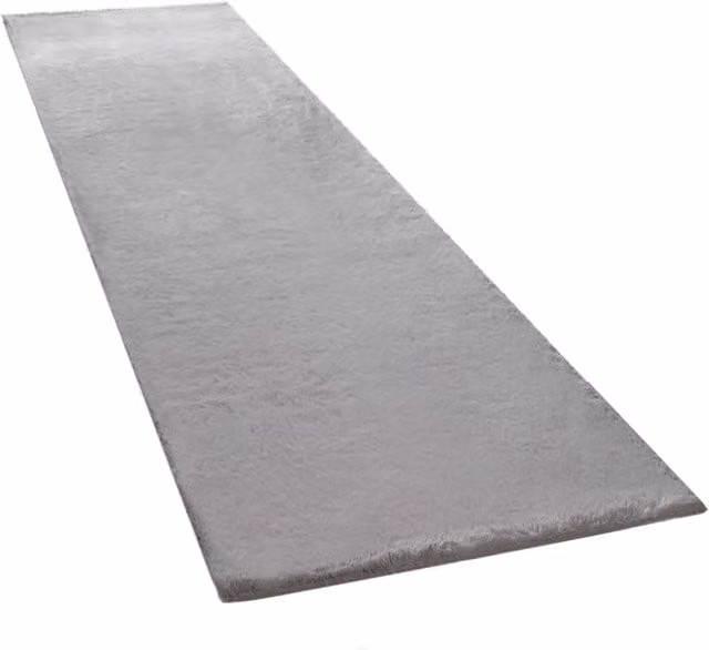 Dywanik futrzany Fluffy szary W x S: 80 x 300 cm