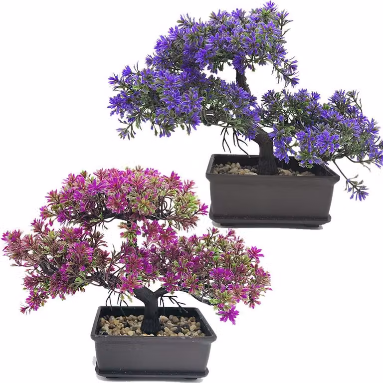 Sztuczne drzewo bonsai w stylu japońskim, sztuczna dekoracja bonsai w doniczce