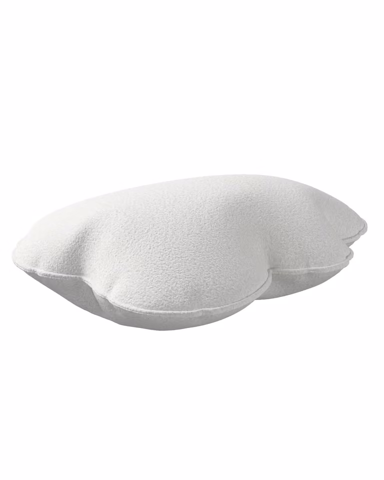 Poduszka Soft Cloud Yellowtipi biała tkanina strukturalna velvet 55 x 55 cm