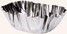 Miska Ferm Living Tydra Large srebrna