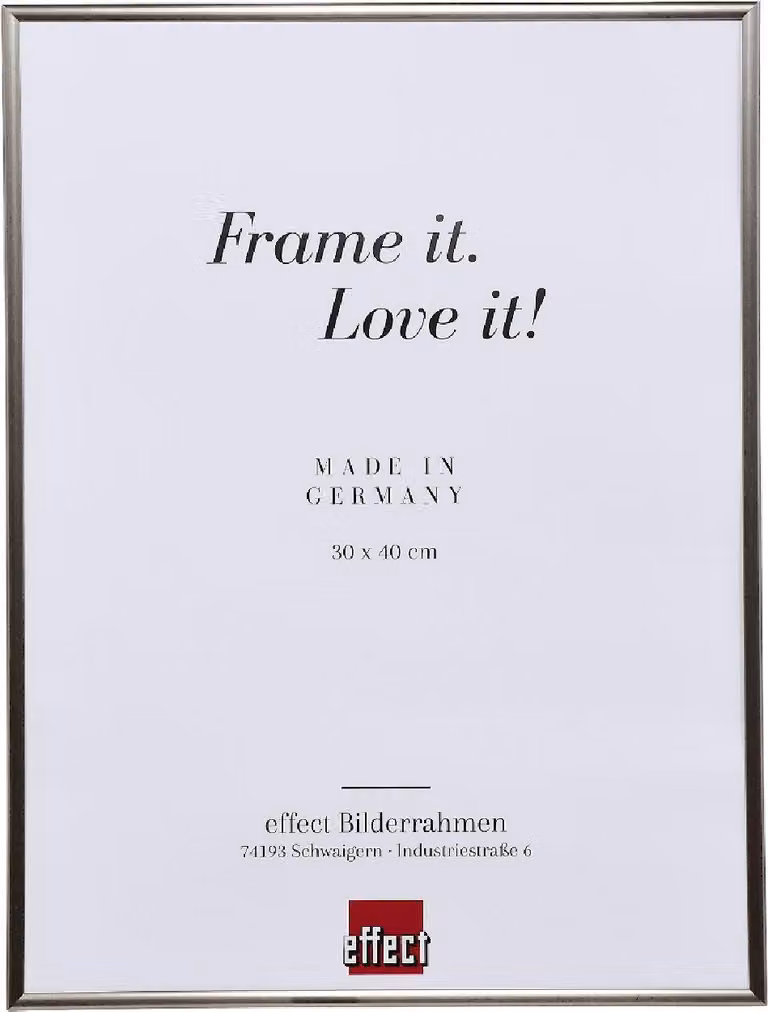 Effect Art 37x98 cm plastikowa rama z plastikowym szkłem platyna