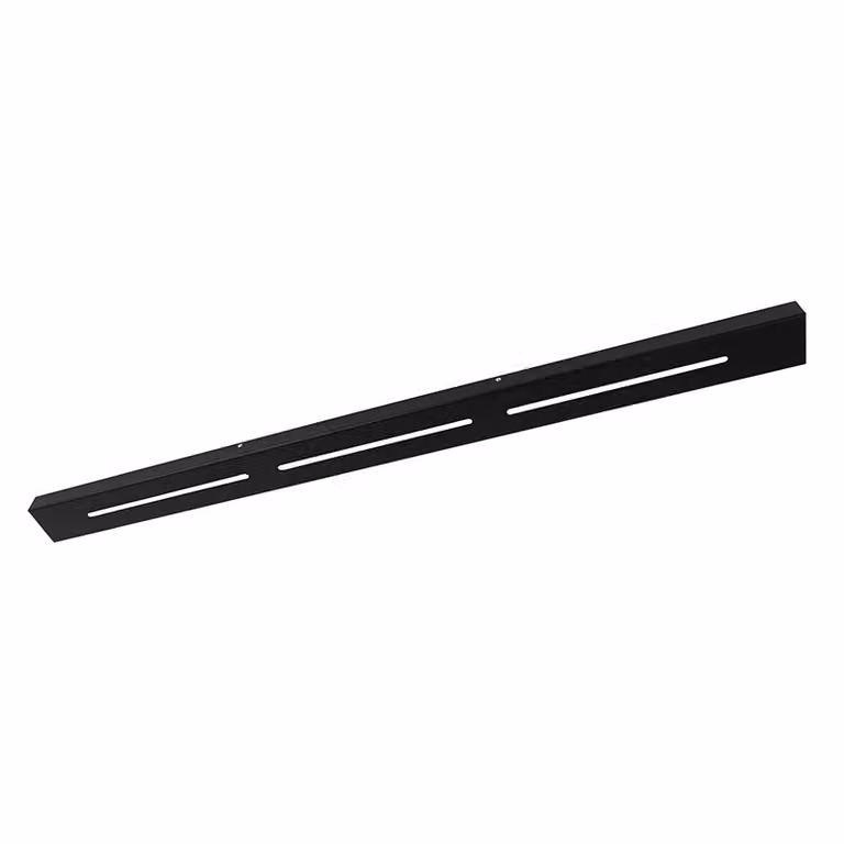 QAZQA - Nowoczesna płyta sufitowa czarna 120 cm na 2, 3 lub 5 lamp wiszących I Lampa wisząca I Lampy wiszące - Stal podłużna - Odpowiednie LED