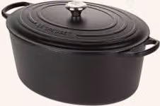 Brytfanna Le Creuset Signature o owalnym kształcie, żeliwna emaliowana, kolor czarny
