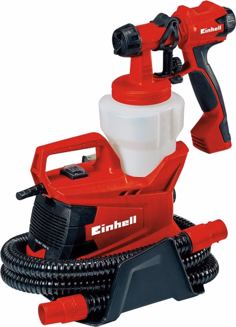 Einhell TC-SY 700 S, Farba, 1 l, 1 l/min, 3,5 m, Czarny, Czerwony, Biały, 2,29 kg