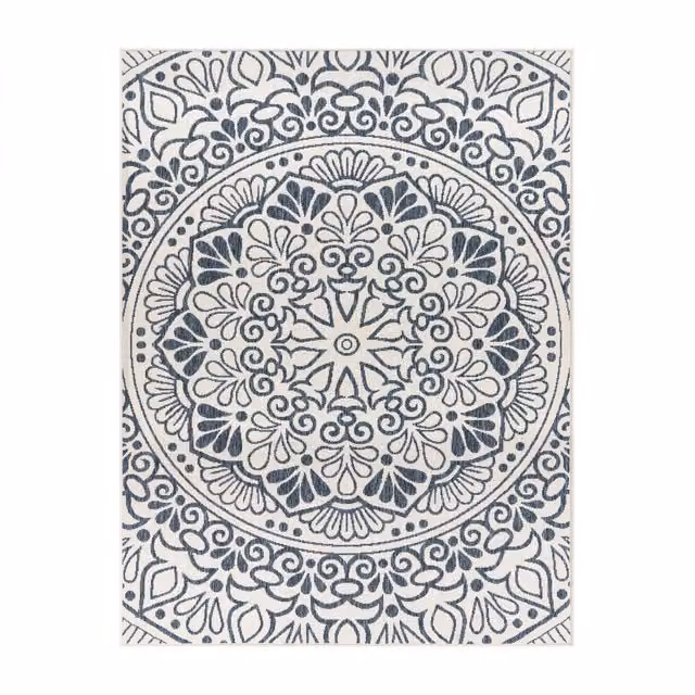 Dywan wewnętrzny i zewnętrzny Cocoon niebieski W x S: 80 x 200 cm