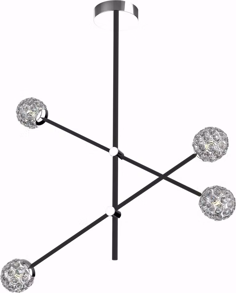 Żyrandol kryształowy Candellux PAKSOS 4xG9 A0032-341