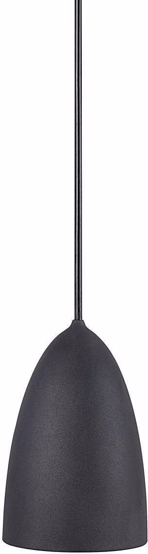 Nowoczesna oprawa wisząca LED NORDLUX Nexus, wariant: Ø 100 x 150 mm, czarna