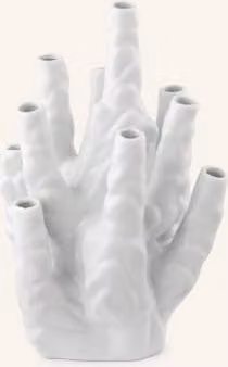 Wazon Coral Polspotten biały ceramiczny do kwiatów