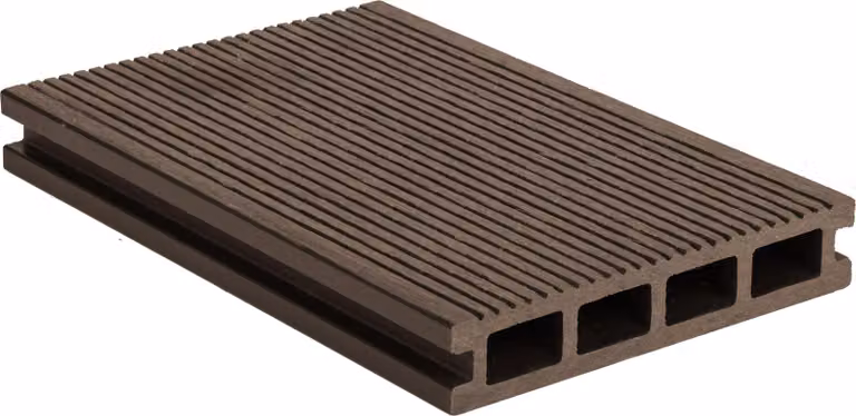 Deska tarasowa G21 2,5 x 14 x 400 cm, tek indyjski mat, WPC