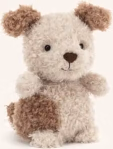 Pluszowa zabawka Jellycat Little Pup, piesek, brązowy