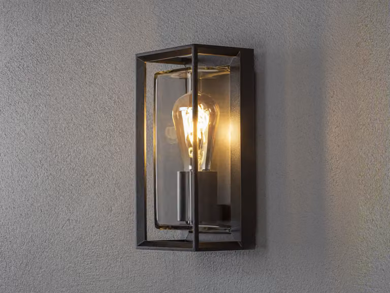 Zewnętrzne kinkiety LED, latarnie zewnętrzne z czujnikiem ruchu, lampy fasadowe