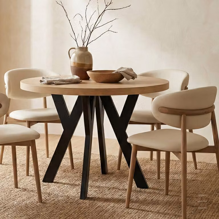 Rozkładany stół jadalniany PERO, czarny, 110/210 cm, idealny do jadalni, dąb Craft Golden – styl loft, skandynawski