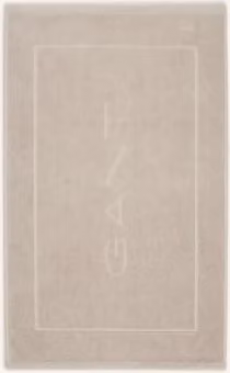 Mata łazienkowa Gant Home beige z bawełny organicznej
