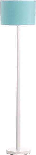 Lampa podłogowa Mint Happiness Yellowtipi w kolorze zielonym, niebieskim i białym z drewnianym oraz metalowym wykończeniem, Wysokość: 148,5 cm