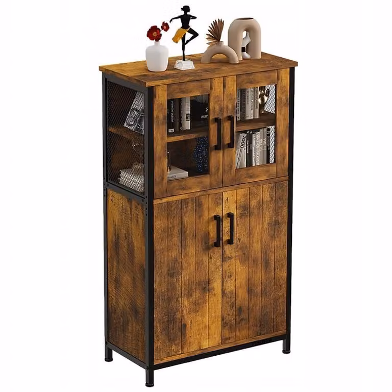 Komoda w stylu rustykalnym, kredens w stylu retro-vintage-loft do jadalni i kuchni