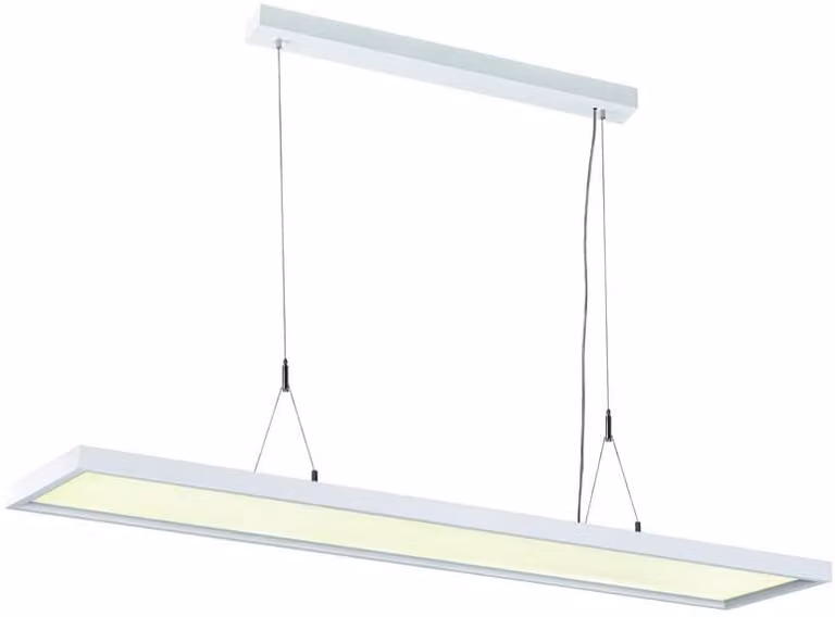 Lampa wisząca SLV WORKLIGHT / lampa do salonu, oświetlenie wewnętrzne, lampa wisząca do jadalni, LED, lampa sufitowa / 4000K, 57W, 5000lm, biała, możliwość regulacji jasności