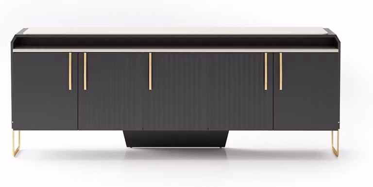 Ekskluzywna konsola do gabinetu Meble drewniane Designerskie meble biurowe Komoda