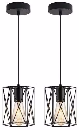 Lampa wisząca retro żelazna industrialna E27 salon kuchnia 150 cm