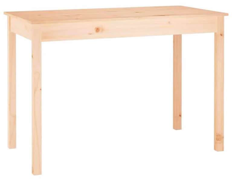 Stół jadalny z litego drewna, wymiary: 110 x 55 x 75 cm