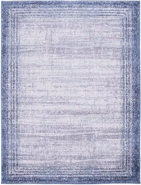 Dywan w stylu vintage Catalina niebieski 60 x 100 cm