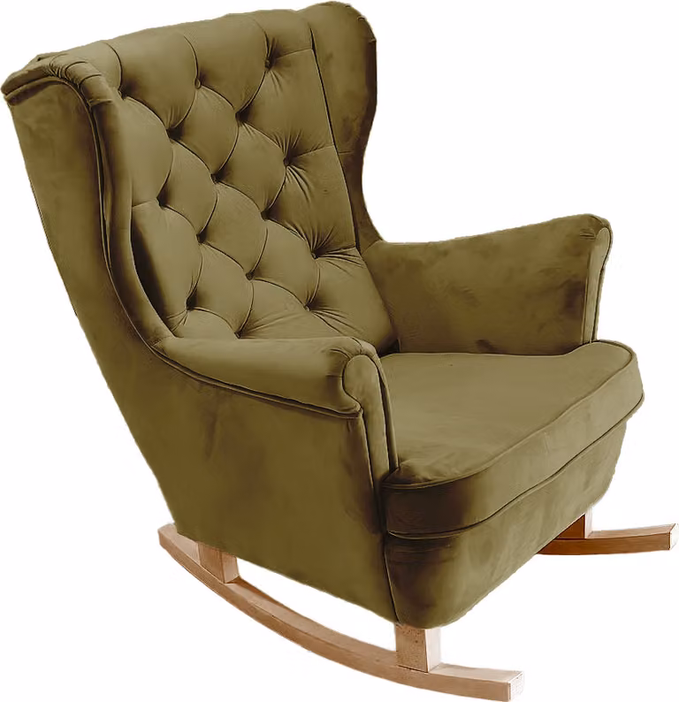 DomoHome fotel rozkładany fotel podłokietniki fotel TV fotel wypoczynkowy fotel tapicerowany fotel kawowy fotel fotel fotel fotel do salonu fotel skrzydłowy | 102x81x95cm | Green_29845