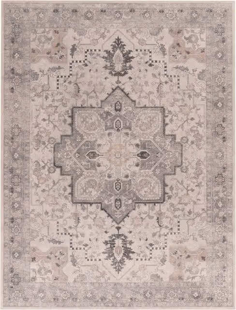 Dywan Sami beżowy, wzór orientalny vintage, nadający się do prania, W x S: 160 x 220 cm