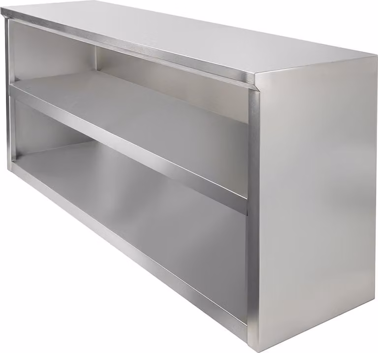 Szafka wisząca gastronomiczna ze stali nierdzewnej otwarta Mega-M 120x40x60 cm