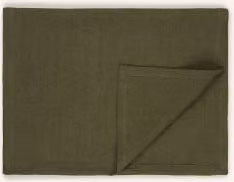 Bieżnik na stół Proflax lniany zielony W x S: 150 x 50 cm