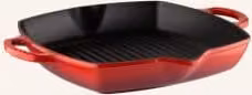 Patelnia do grillowania Le Creuset Signature wykonana z żeliwa emaliowanego, kolor czerwony