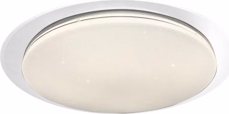 Plafon LED okrągły z pilotem SONIC biały 24W Odcienie bieli 1920lm metal wym:7x40x40cm IP20 Milagro