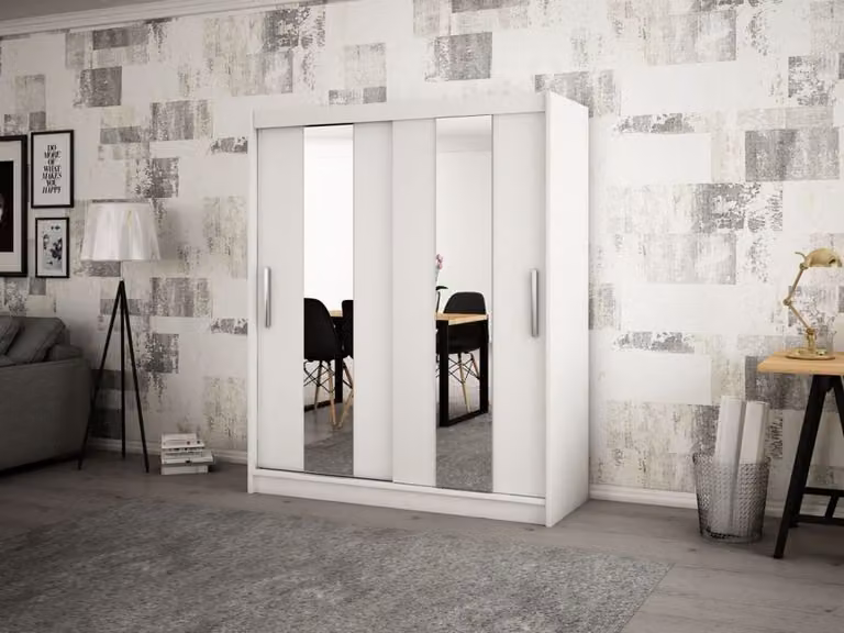 MINIO szafa 180 cm POLE biały mat