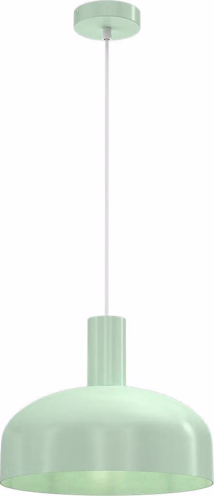 Lampa wisząca VISBY miętowy 1xE27x60W metal wym:90x30x30cm IP20 Milagro