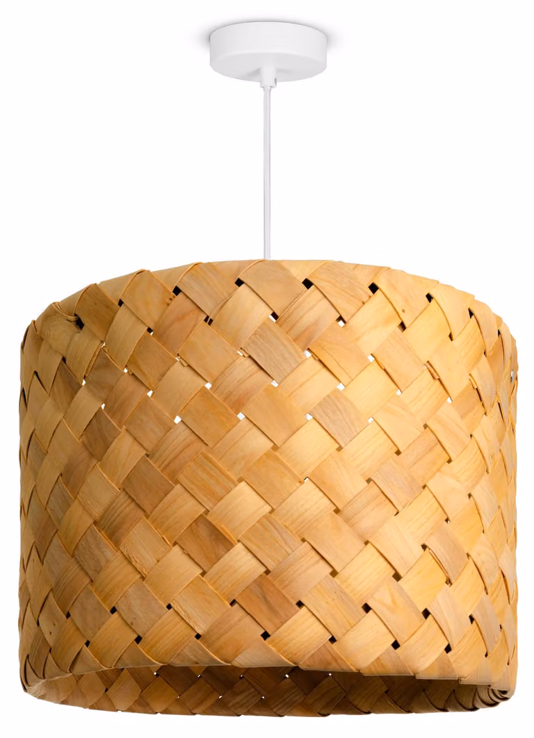Lampa wisząca LED lampa wisząca salon sypialnia jadalnia klosz papier E27