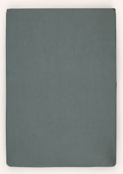 Prześcieradło z gumką Formesse Bella Donna, bawełniane, kolor zielony/petrol, 180 x 200 cm