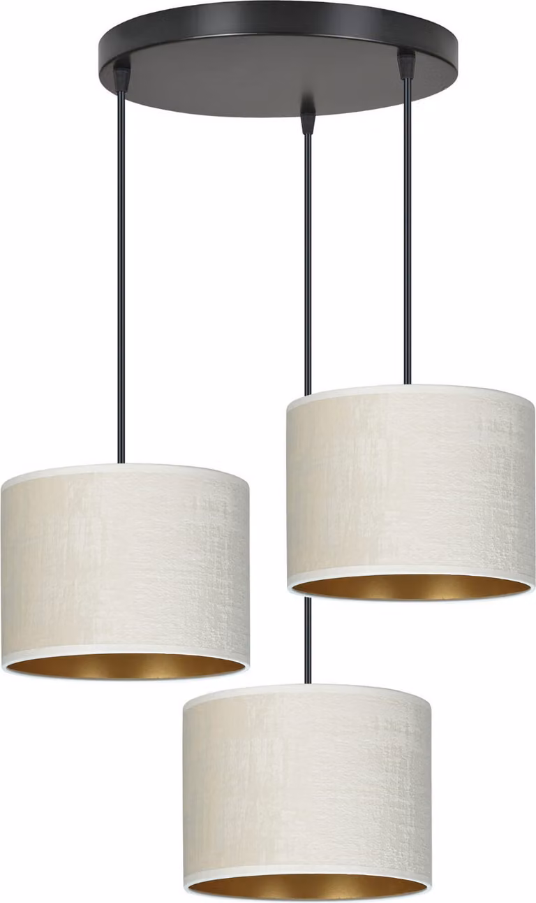 Żyrandol Emibig 3xE27 60W HILDE 3 BL PREMIUM WHITE 1052/3PREM