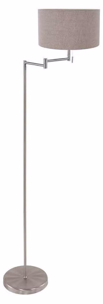 Lampa stojąca - stal - Bella - metal tkanina - Ø 45cm - E27 - 3879ST - Mexlite