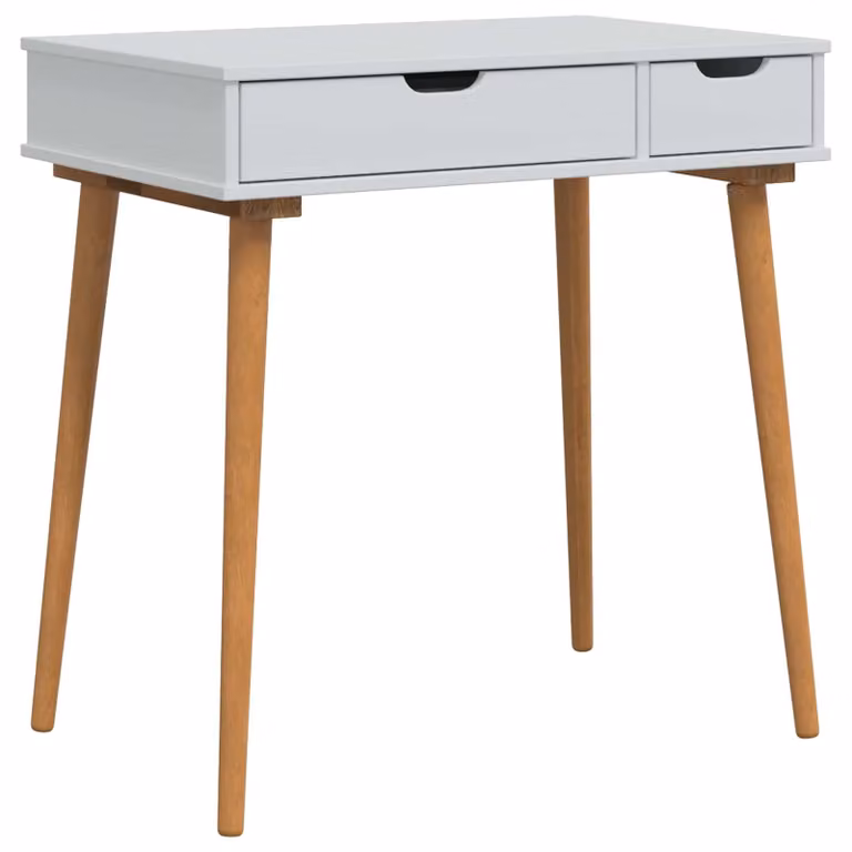 vidaxl Toaletka FAUSKE Biały 76 x 50 x 78 cm