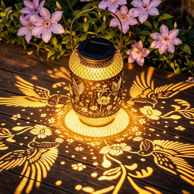 Lampiony ogrodowe, dekoracje zewnętrzne, wodoodporne lampy solarne do zawieszenia w ogrodzie