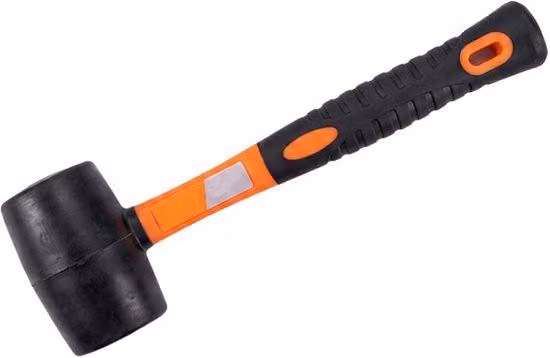 Gumowy młotek 624 g - twarde gumowe młot - dwie strony - idealny do mebli i rzemiosła - ShopFlot