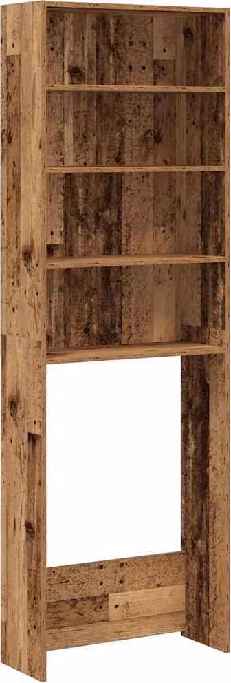 Szafka na pralkę, stare drewno, 64x24x190 cm