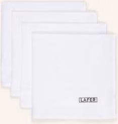 Serwetki z lnu Johann Lafer Edition, białe, 4 sztuki