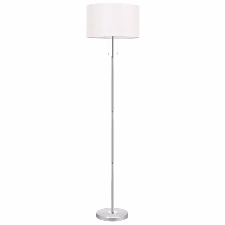EGLO HALVA, Aluminium, Chrom, Biały, Sypialnia, Pokój dziecięcy, Pralnia, Salon, Aluminium, IP20, I, E27