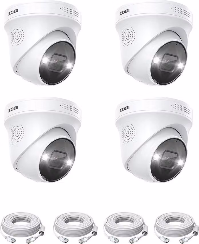 Kamera do monitoringu, rozdzielczość 8MP, kolorowy noktowizor, 8MP 4PK