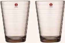 Zestaw 2 szklanek do wody Iittala Aino Aalto w kolorze beige