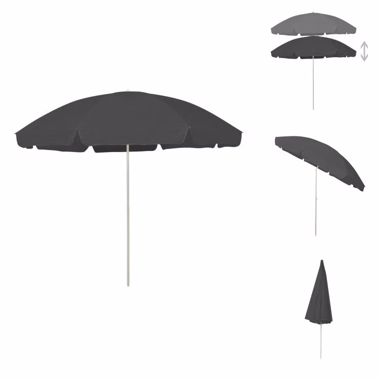 vidaXL Parasol plażowy antracytowy 300 cm - Parasole i parasole przeciwsłoneczne