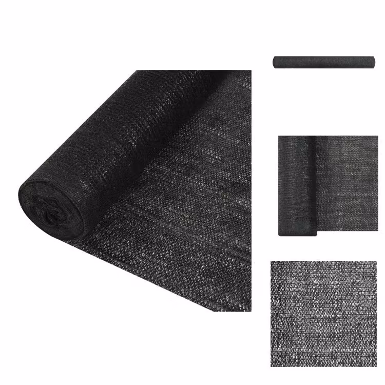 vidaXL Osłona na ogrodzenie, czarna, 3,6 x 10 m, HDPE, 195 g/m² - Markizy i osłony przeciwsłoneczne