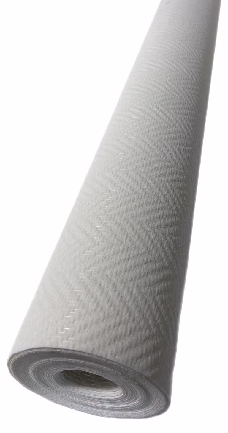 Tapeta z włókna szklanego, 165 g/m² - wzór "rybie łuski" - dekoracja ścienna - samoprzylepna okładzina ścienna - odporna na pęknięcia - trwała