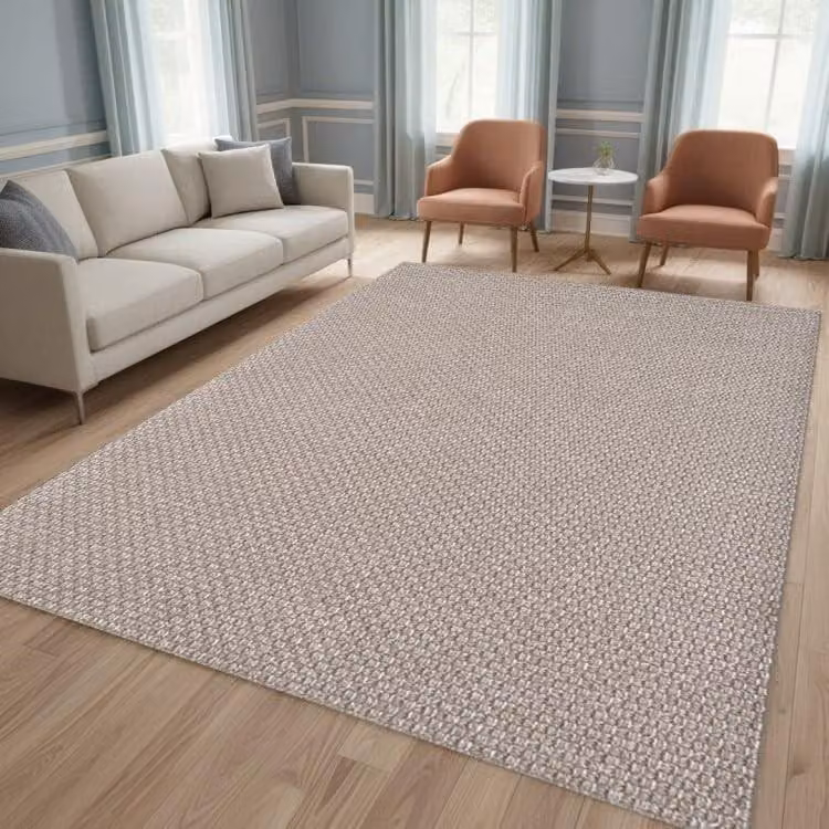 Dywan zewnętrzny w kolorze taupe, 120x170 cm, do salonu i jadalni