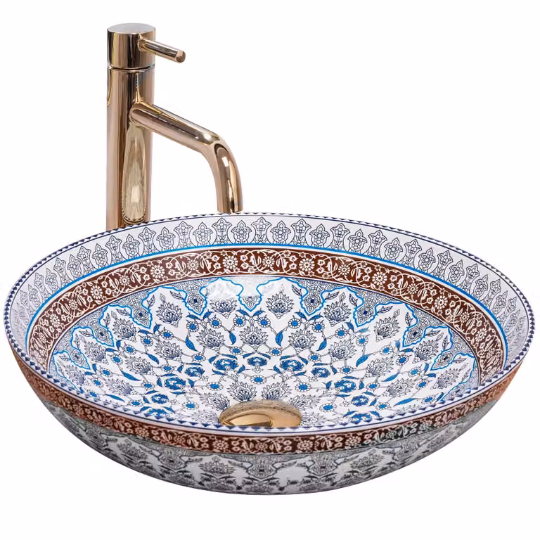 Umywalka Nablatowa Rea Arte Blue