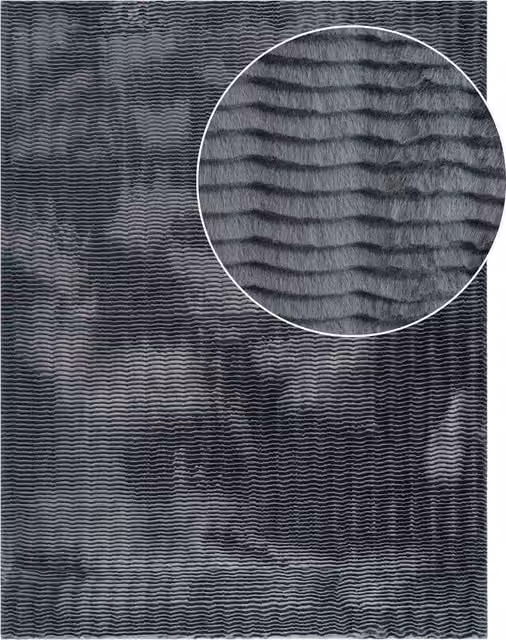 Dywanik futrzany Arnia antracyt W x S: 60 x 100 cm